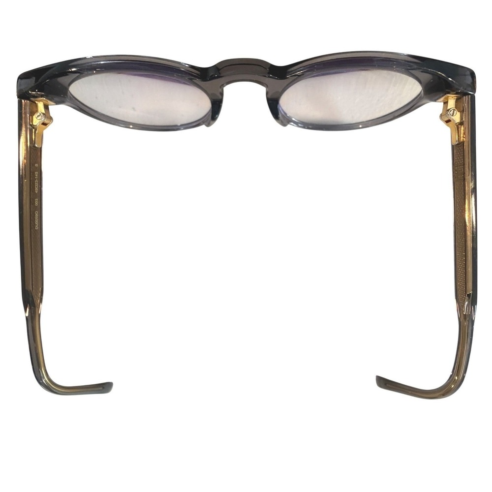 Dunhill DU0059O 003 Round Acetate Eyeglasses Designer Optical Frames Grey 49mm - Picture 9 of 10